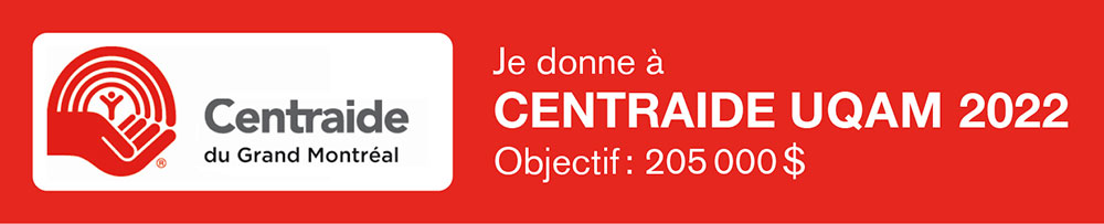 Je donne à Centraide UQAM. Objection : 205 000 $